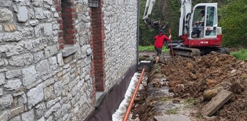 entreprise pose drainage maison liege arlon huy charleroi